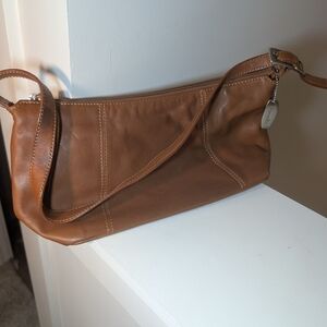 Vintage Tignanello Brown Leather Shoulder/Tote Bag